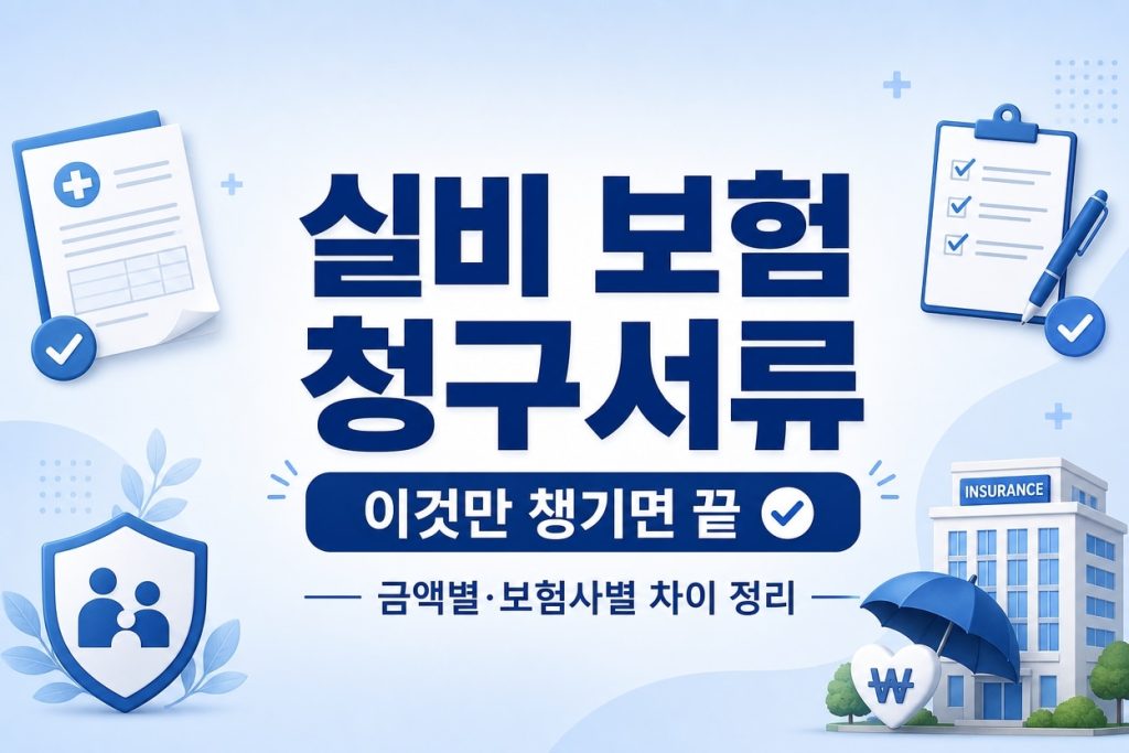실비보험 청구서류