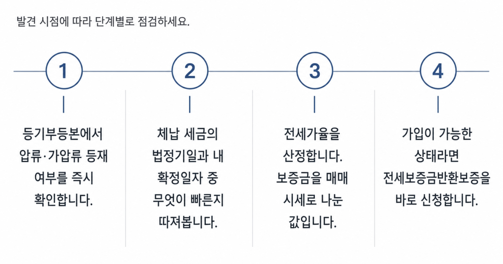 집주인 세금 체납 점검