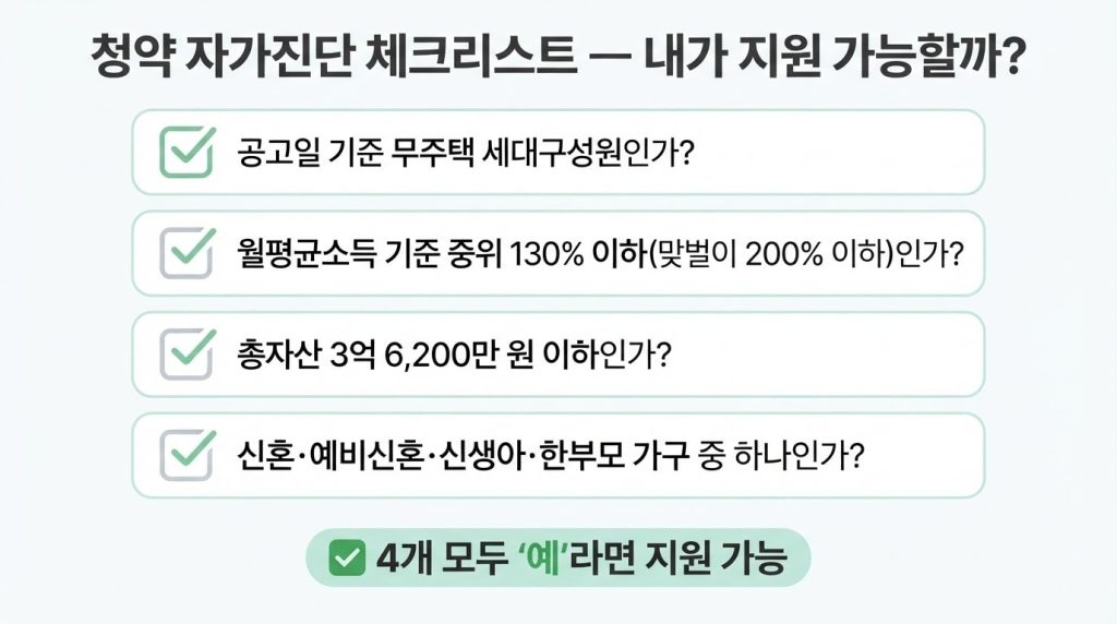 서울 미리내집 1차  조건