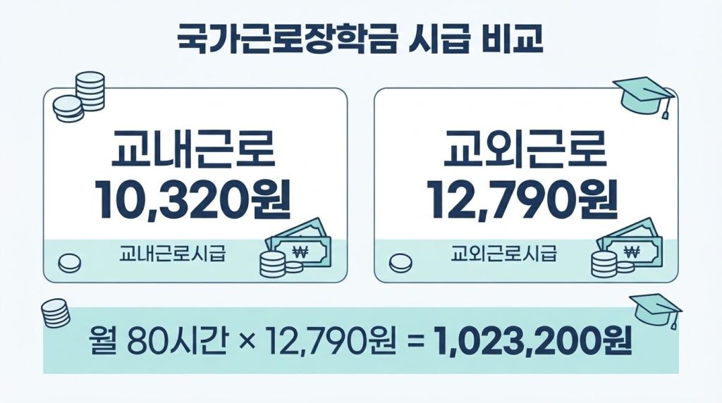 국가근로장학금 시급